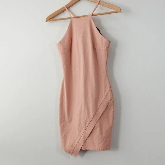 birthday dress with boots LIGHT PINK SATIN AND TULLE ASYMMETRIC FLARED DRESS – THA SEEN